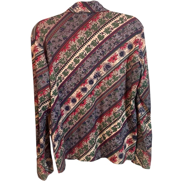 VINTAGE 70s Sears Paisley Button Up Shirt - Picture 3 of 11